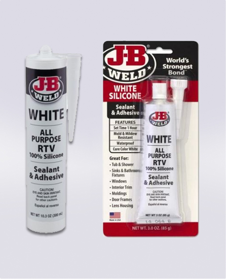 WHITE SILICONE SEALANT & ADHESIVE (SKU: 31312) & (SKU: 31912)