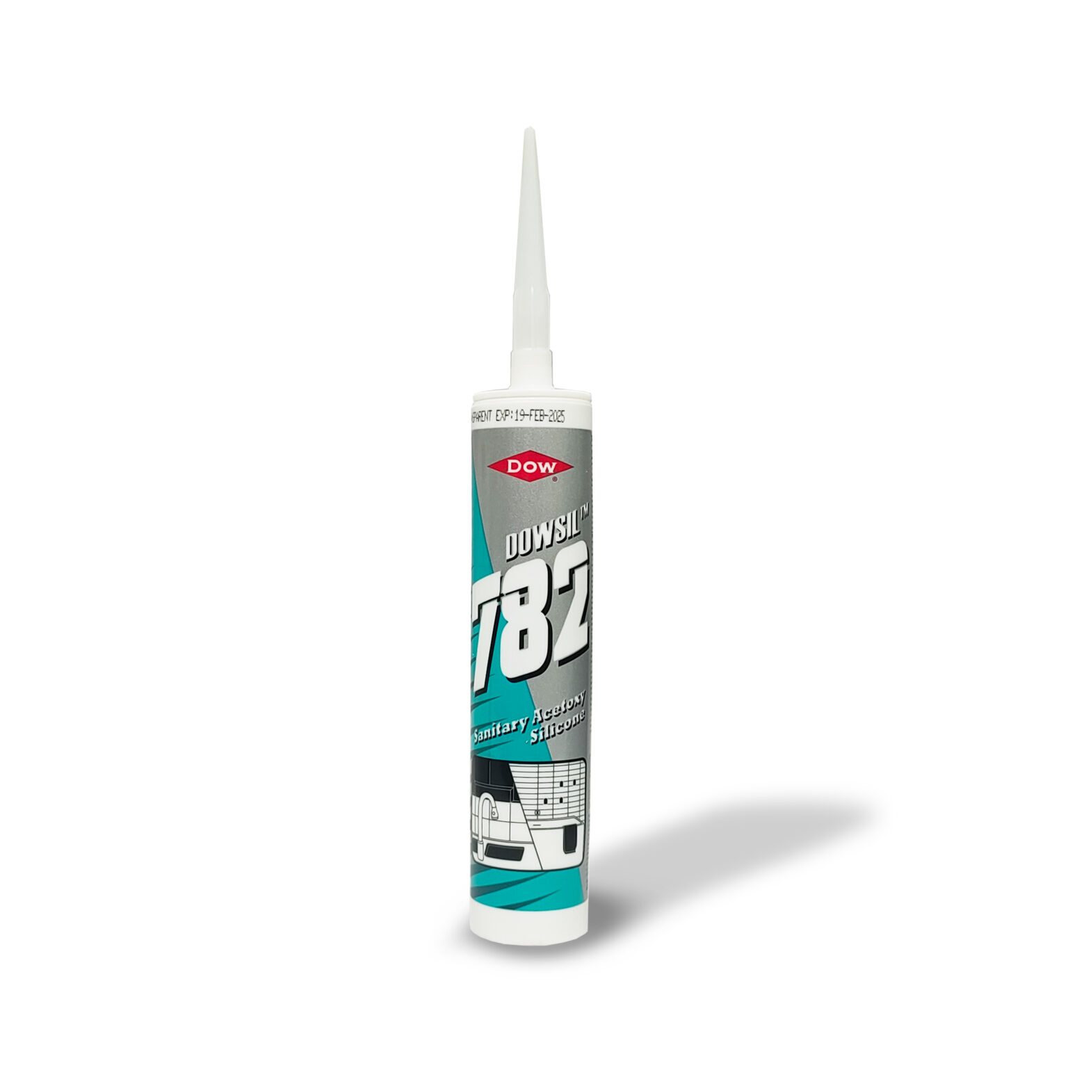 DOWSIL 782 Sanitary Acetoxy Silicone Clear - Una Eco Trading LLC