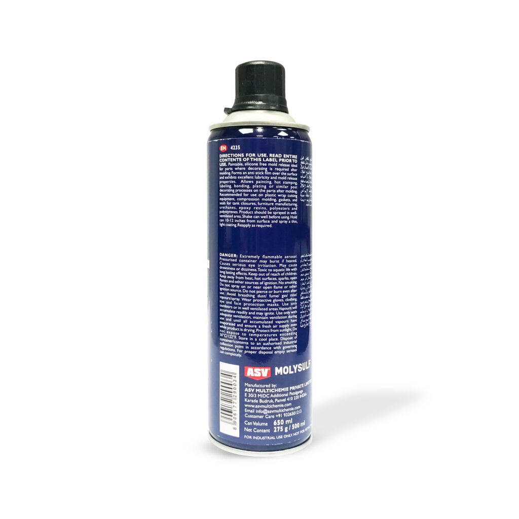 ASV 4235 Mold Release Silicone Free Spray - Una Eco Trading LLC