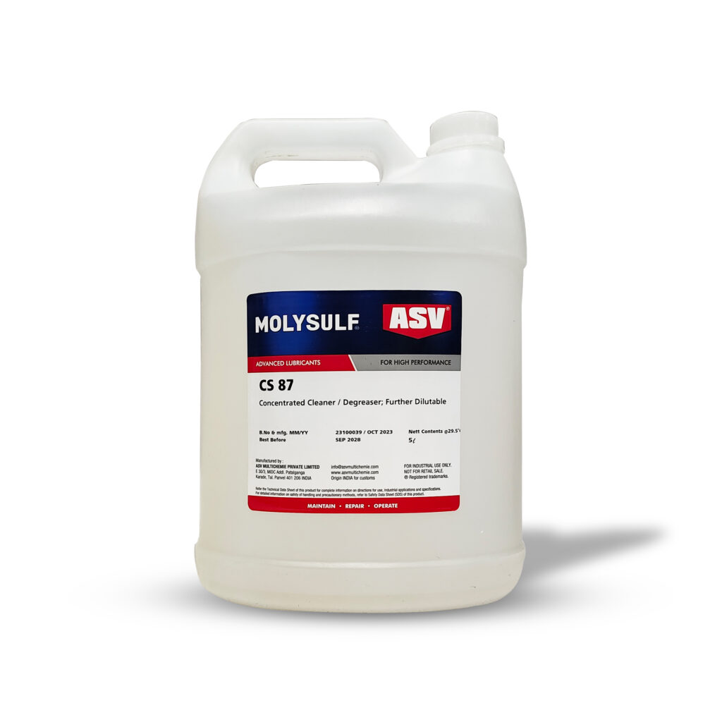 ASV CS 87 CLEANER / DEGREASER - Una Eco Trading LLC