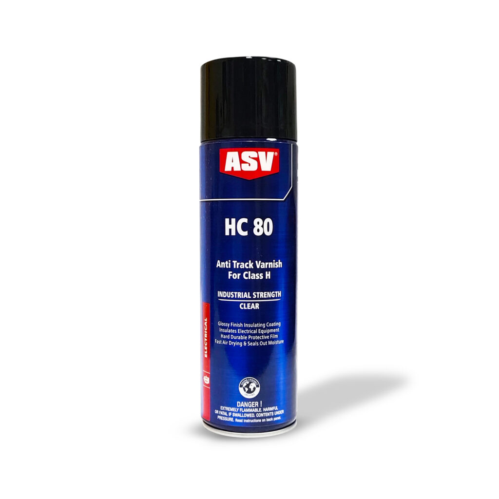 ASV HC 80 Anti-Track Varnish For Class H Clear Spray - Una Eco Trading LLC