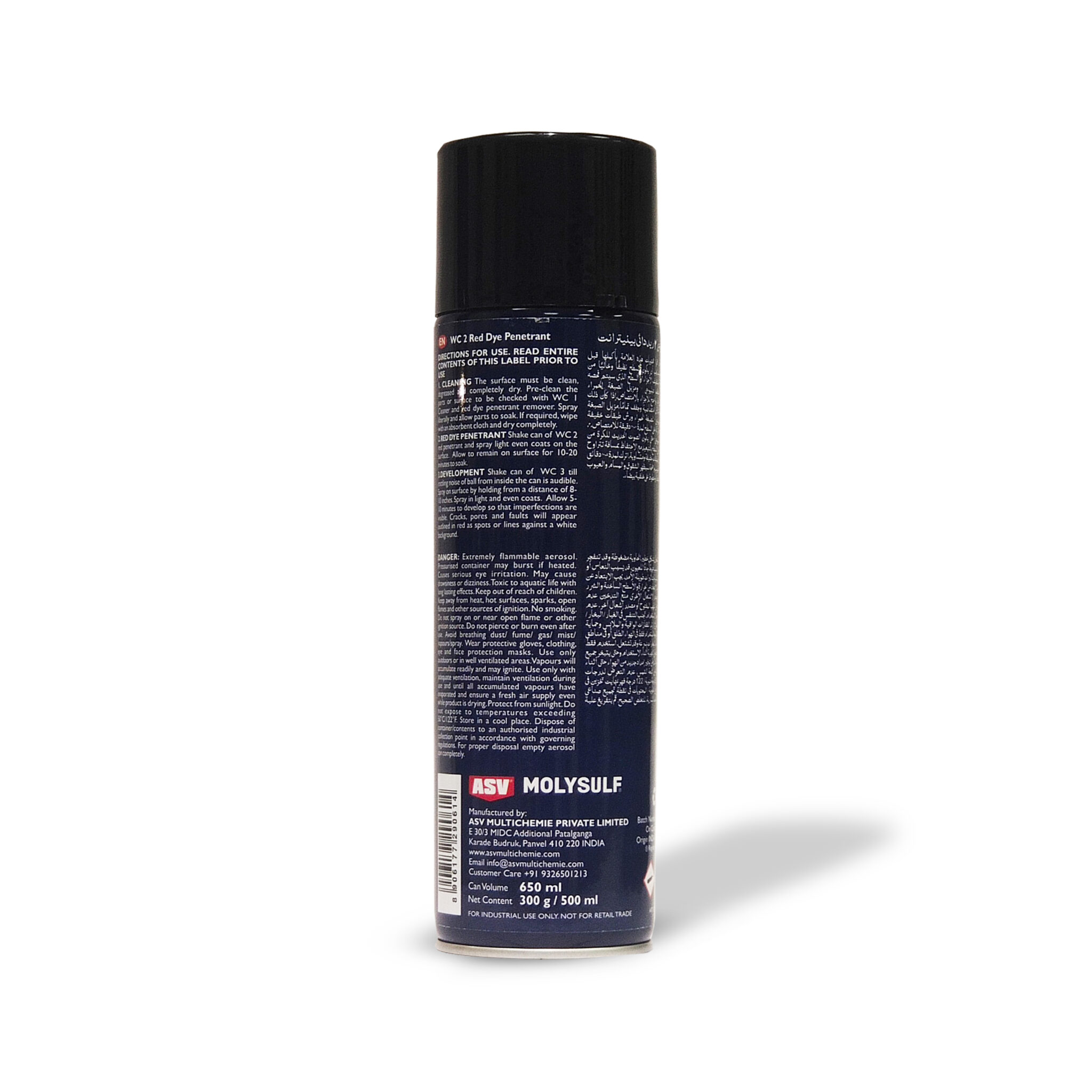 ASV WC 2 Red Dye Penetrant Spray