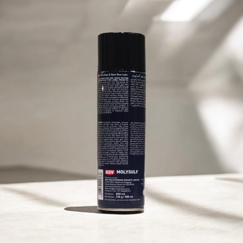 ASV Wire Rope Gear Lube Spray