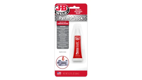 JB Weld 27106 PermaLock Red Threadlocker 1