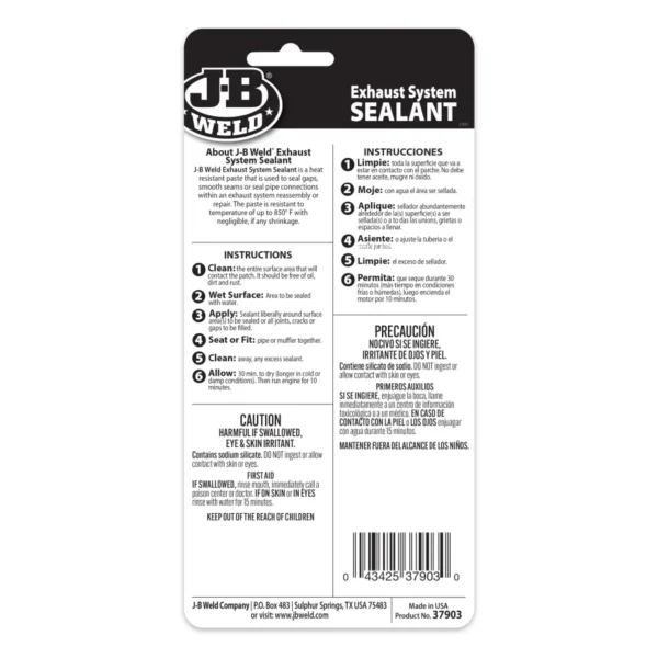JB Weld 37903 Exhaust System Sealant