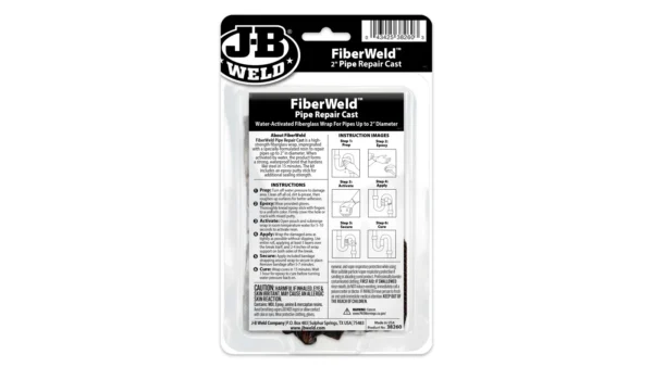 JB Weld 38260 Fiberweld 2 Pipe Repair Cast Fiberglass Pirpe Repair Cast 1
