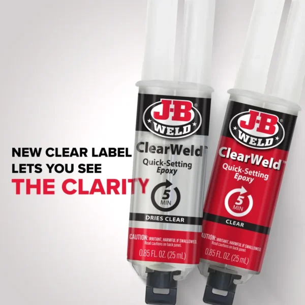 JB Weld 50112 Clearweld Syringe