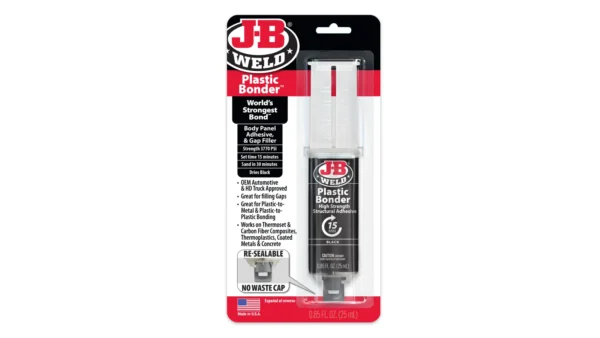 JB Weld 50139 PlasticBonder Syringe