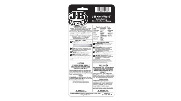JB Weld 50176 Kwikweld Syringe
