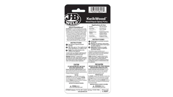 JB Weld 8257 Kwikwood Epoxy Putty