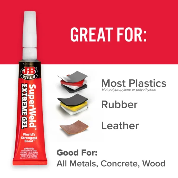 JB Weld 33400 Superweld Extreme Instant Adhesive