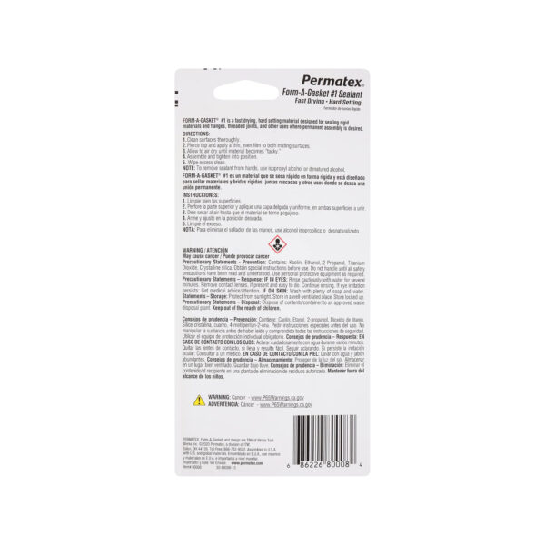 Permatex 80008 Form-A-Gasket No 1 Sealant