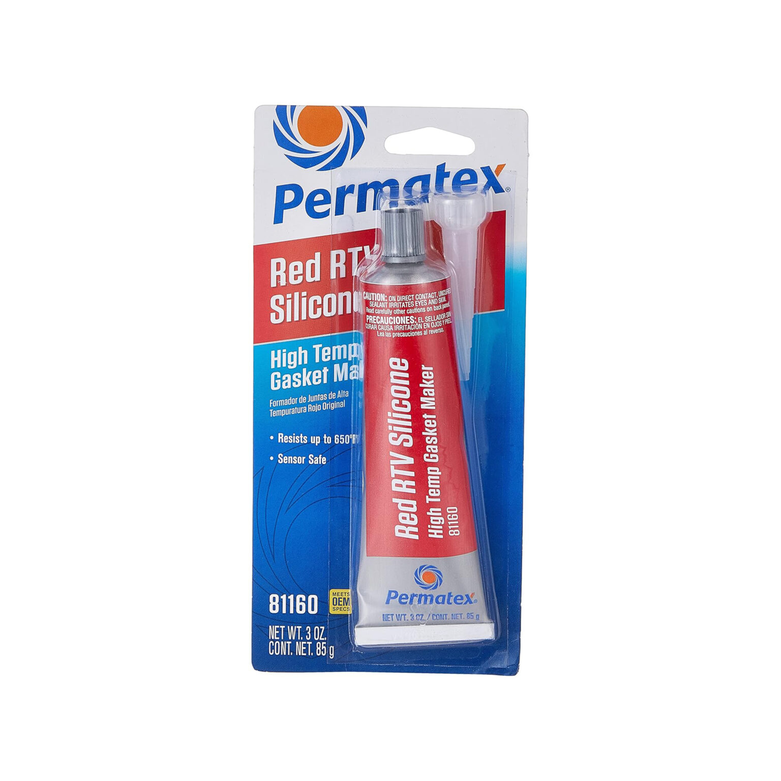 Permatex 81160 High-Temp Red RTV Silicone Gasket - Una Eco Trading LLC