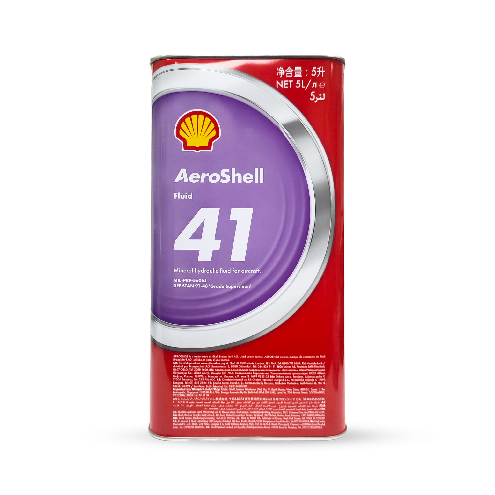 Shell AeroShell Fluid 41 - Una Eco Trading LLC