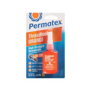 Permatex High Strength Removable Threadlocker Orange 10 ML 25210
